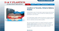 Desktop Screenshot of dandvplastics.com